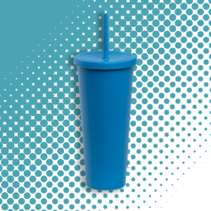 ¡Compra Rápida! Kit de 10 Vasos ROCKET 34 OZ tapa giratoria y popote