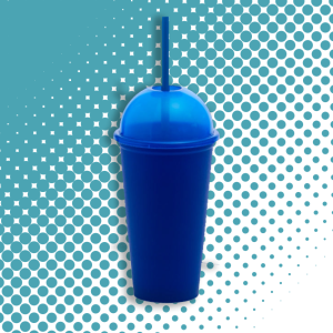 ¡Compra Rápida! Kit de 10 Vasos SATURN 16 OZ tapa domo y popote
