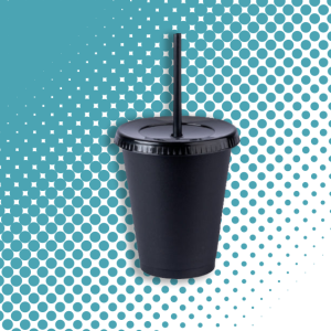 ¡Compra Rápida! Kit de 10 Vasos SUN 16 OZ tapa plana y popote