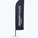 Bandera Tipo Hoja de 3m de Alto Sencilla