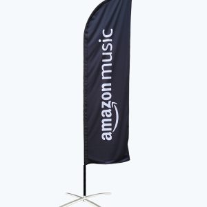 Bandera Tipo Hoja de 3m de Alto Sencilla