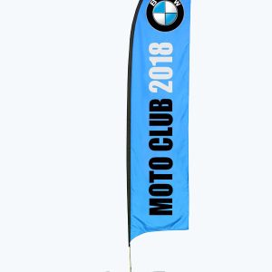 Bandera Tipo Hoja de 5m de Alto Doble Vista
