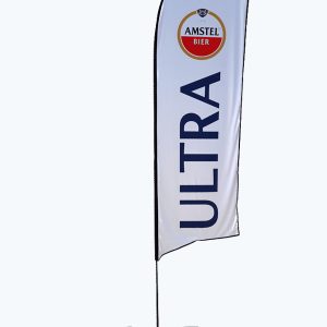 Bandera Tipo Hoja de 5m de alto Sencilla