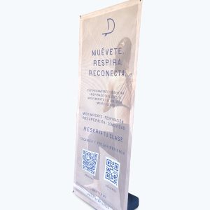 Banner Base de Agua 0.80 x 1.80 m (Lona Mesh)