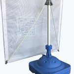 Banner Base de Agua 0.80 x 1.80 m (Lona Mesh)