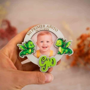 Imán con foto - Dinosaurios Mod. 4