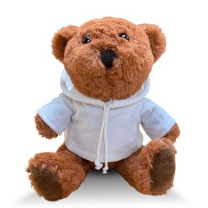 Oso de peluche con sudadera tamaño de 20 cm. Sublimarts