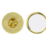 Pin Dorado Circular Para Sublimación