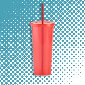 Vasos STELLAR 34 OZ tapa plana y popote