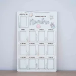 Tablón de fotos 12 Meses + Nacimiento - Mod. 5