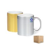 Taza de Cerámica 11oz Aperlada Caja con 36 piezas - CPS México