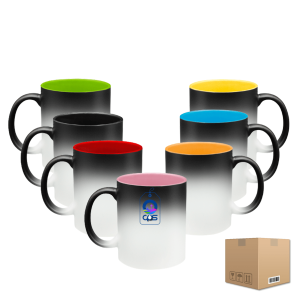 Taza de Cerámica 11oz Mágica con Interior de Color Caja con 36 piezas - CPS México