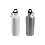 Termos de aluminio para sublimación en color blanco y plata