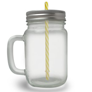 Vaso Mason Jar Sublimarts Transparente