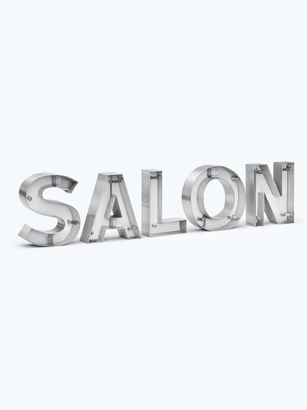 Letras 3D en Aluminio