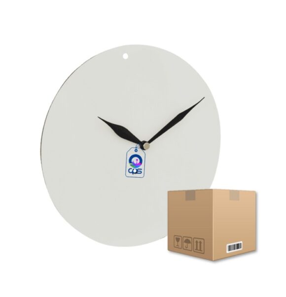 Reloj de MDF 5mm Circulo / Cuadrado 20cm 20 piezas - CPS México