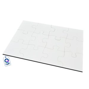 Rompecabezas de MDF 5mm A4 21cm x 29cm 12 piezas de Ensamble - CPS México