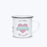 Taza Metálica Sublimada con Filo Cromado de 360 ml