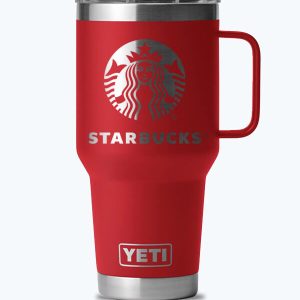 Termo Tipo Yeti Rambler con Asa con Grabado Láser de 30 oz (10 pz)