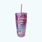 Vaso con Glitter Holográfico (10 pz)